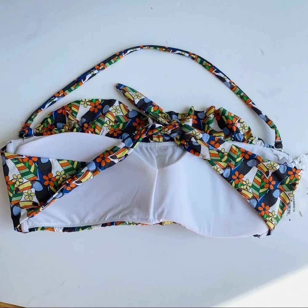 Paul & Joe cosabella bandeau swim top bottom set NEW